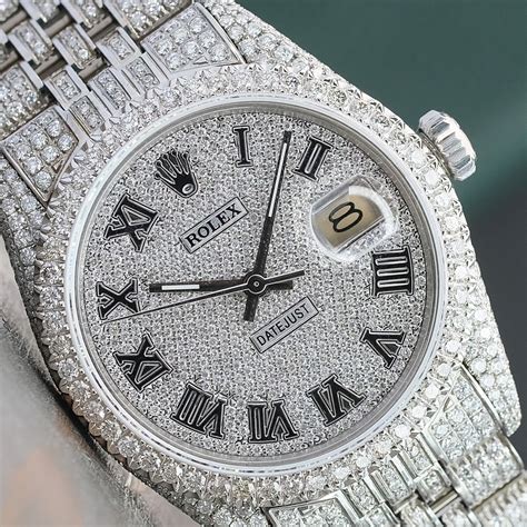 Rolex full diamond prix